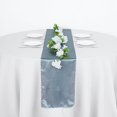 thumbnail image 7 of BalsaCircle 12 Pieces 12" x 108" Dusty Blue Satin Table Runners Table Top Party Linens, 7 of 7