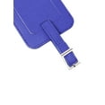 thumbnail image 2 of Unique Bargains PU Address Name Luggage Outdoor Travel Suitcase Baggage Bag Name Address ID Label Blue 2pcs, 2 of 5