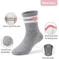 thumbnail image 4 of Non-Slip Toddler Grip Socks with Anti Skid Soles, Unisex Cotton Crew Ankle Socks for Baby Boys Girls Kids, 4 of 6
