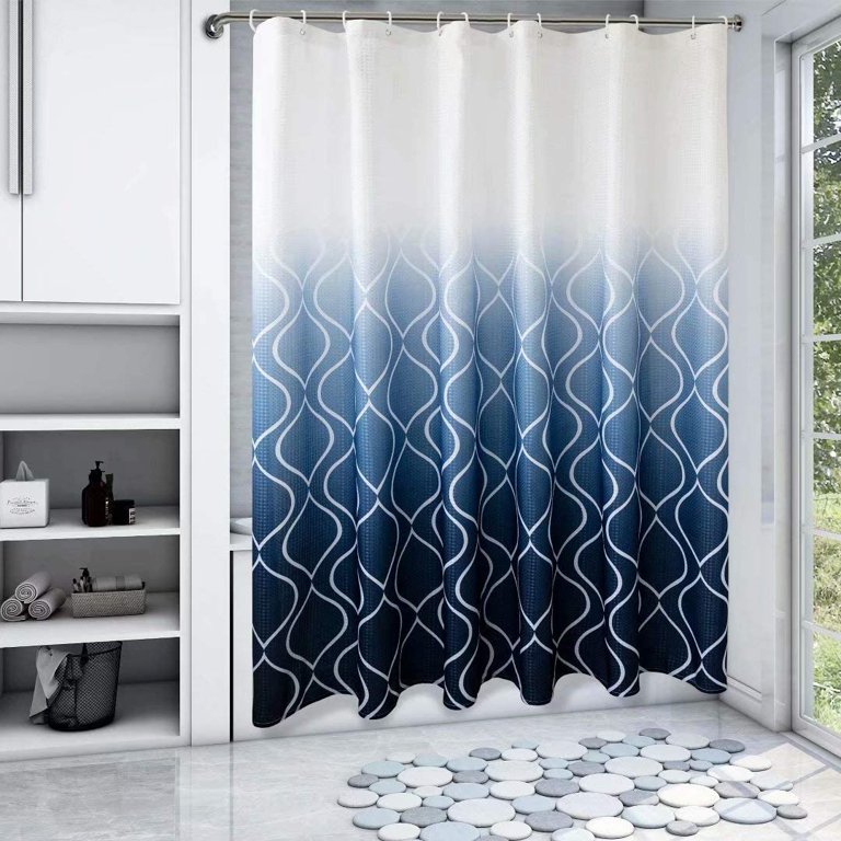 Xikaywnt Moroccan Ombre Shower Curtains for Bathroom - Waterproof