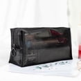 thumbnail image 3 of Sac de Lavage Cosmétique Portable en Maille avec Fermeture Éclair pour Voyage, 3 of 5