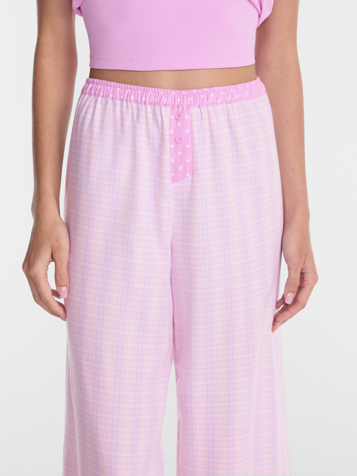 No Boundaries Print Boxer Sleep Pants, 31" Inseam, Women's XS-XXL