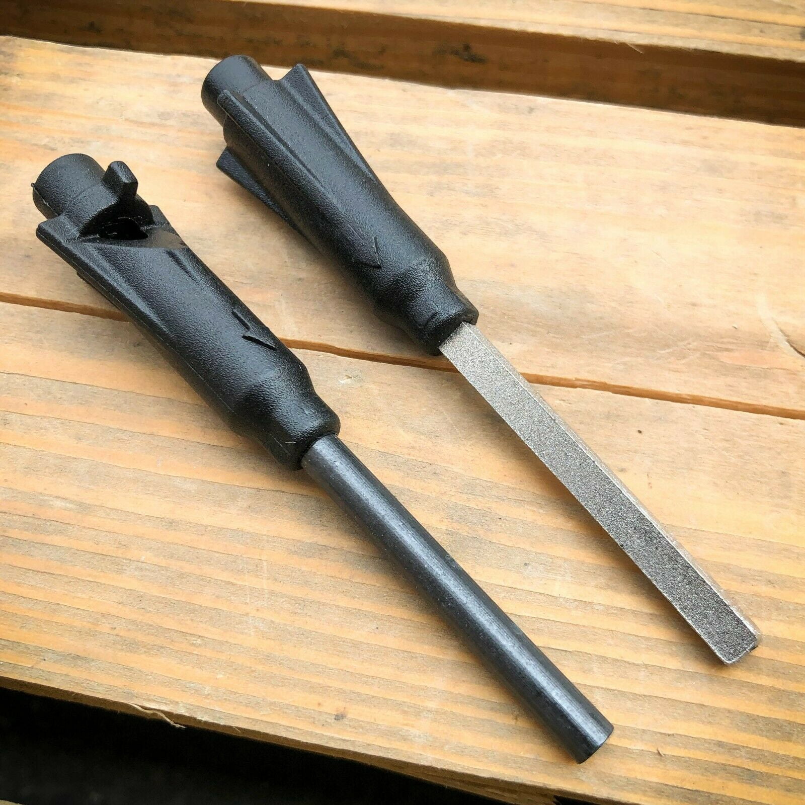 12.5" Camping Hunting FIXED BLADE SURVIVAL Knife w Fire Starter Outdoors Tool