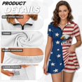 thumbnail image 5 of Aplkyhs Matching Golf Shirts for Couple USA American Flag Eagle Machine Washable Matching Couple Golf Shirts Woman Golf Sport Cloth Set Breathable Fabric for Golf Tennis Hiking Running Gym, 5 of 6