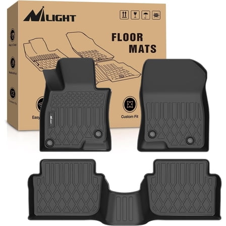 Nilight TPE Floor Mats for Mazda 3 2014 2015 2016 2017 2018, All Weather Custom Fit Heavy Duty Floor Liners