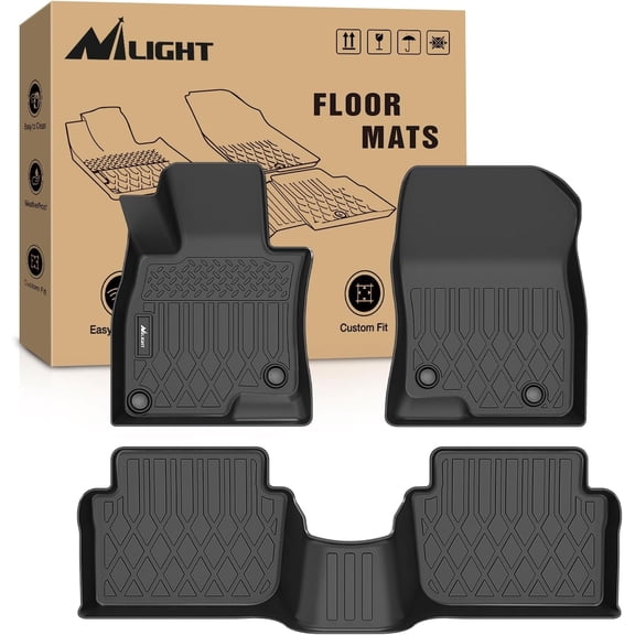 Nilight TPE Floor Mats for Mazda 3 2014 2015 2016 2017 2018, All Weather Custom Fit Heavy Duty Floor Liners