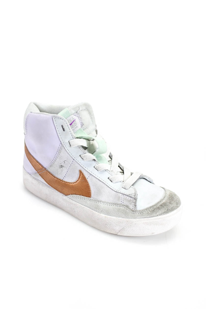 PreownedNike Girls High Top Sneakers Multicolor Size 3Y