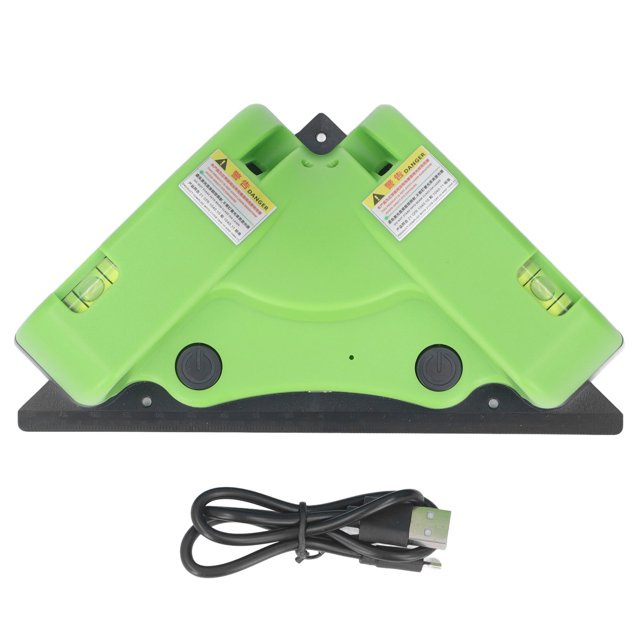 90° Line Level High Accuracy Multifunctional Floor Tile Blue Lighting Right Angle Leveler