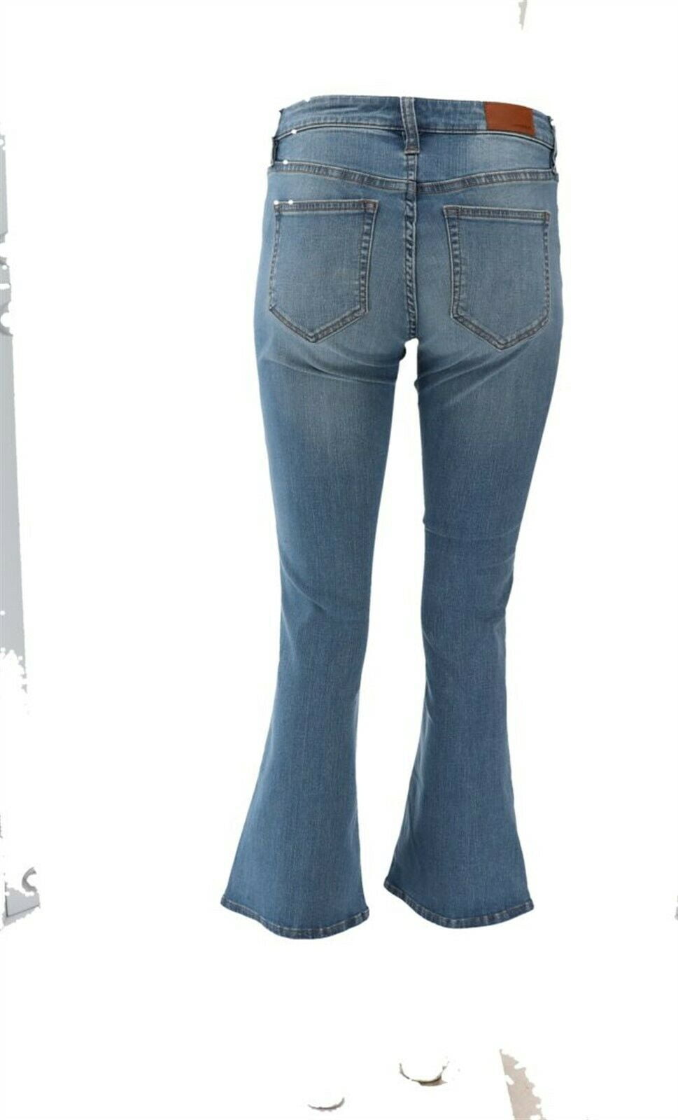 Lands' End Women Petite Curvy Mid Rise 