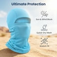 thumbnail image 2 of A Cycling Motorcycle Bike Neck Warmer for Men Women, Balaclava Face Mask, Shiesty Mask UV Protector Lightweight Scarf for Snowboard Motorcycle, 2 of 7