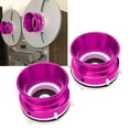 thumbnail image 3 of Universal Loading Device, Purple Handle 1 Pair White Base Simple Installation Aluminium Alloy NAB Hub Adapters  for Reel To Reel Tape Recorders, 3 of 7