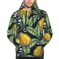 thumbnail image 4 of Bingfone Citrus Fruits Elegant Lemons Men'S Drawstring Hoodie Long Sleeve Pocket Sweatshirts-Small, 4 of 9