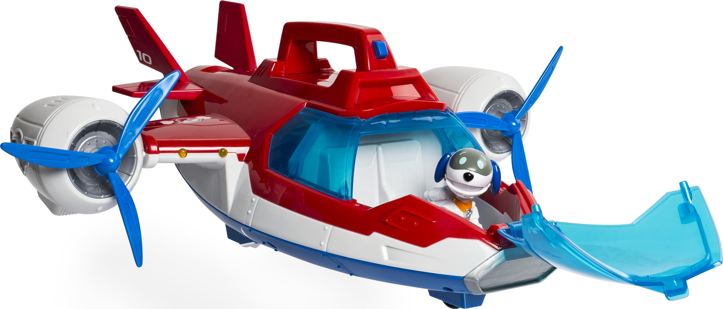 Paw Patrol Air Patroller Plane Playset Lights Sounds Robopup Vehicle Helicopter for sale online 