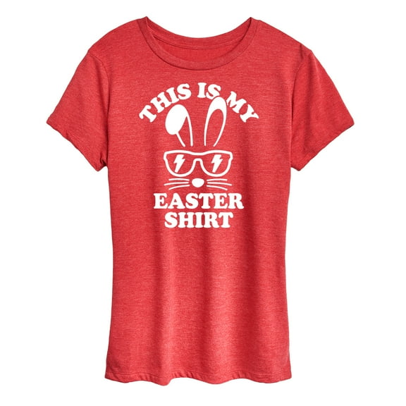 Instant Message - This Is My Easter Shirt - Women's Short Sleeve Graphic T-Shirt