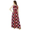thumbnail image 6 of Bimba Women Long Maxi Floral Dress Sleeveless Chic Style Rayon Custom Gown, 6 of 8