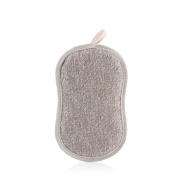 Naiovety Almohadilla para fregar la cocina Fregador de limpieza de platos Esponja limpia para el hogar Suministros de limpieza para el hogar Gris