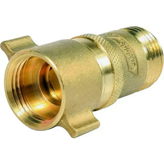 Camco Brass Water Pressure Regulator - 3/4 Inch Male/Female, Durable, Camper Use
