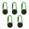 thumbnail image 1 of Guardoinrt 5piece Boucle Étanche Compas Compagnon de Navigation Fiable pour les Activités de Plein Air Fiable Green+5pcs, 1 of 6
