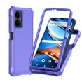 thumbnail image 5 of Compatible Phone Case for AT&T Propel 3 5G / Cricket Icon (2026), Purple Full Body TPU Cover Case + Tempered Glass, 5 of 5