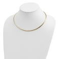 thumbnail image 4 of 14K Yellow Gold Omega Chain Necklace 4 mm Lightweight Domed 16 inch, 4 of 4