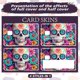 thumbnail image 2 of Pegatinas para tarjetas de crédito y débito, diseño colorido del Día de los Muertos, resistentes al agua, a los arañazos y atractivas, 4 estilos personalizados para tarjetas de crédito y débito, para, 2 of 8