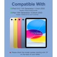 thumbnail image 2 of GEAK for iPad A16 11th 10th Generation Case with Keyboard, 7 Colors Backlit Detachable Folio Keyboard Cover with Pencil Holder for iPad 10th Gen 10.9 Inch/11th Gen 11 Inch, NavyBlue, 2 of 8