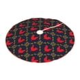thumbnail image 2 of Bingfone Christmas Tree Skirt Mat Christmas Decoration Interior 30" -Red Rooster, 2 of 6