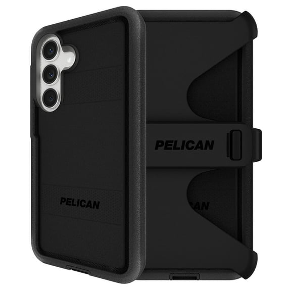 Pelican Samsung Galaxy S25 FE Voyager Magnetic Phone Case with Holster - Black