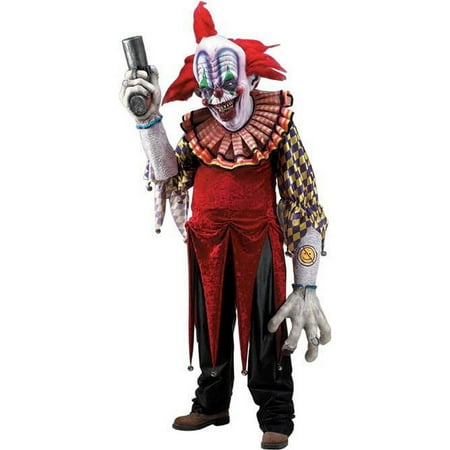 Adult Evil Clown Giggles Creature Reacher Costume