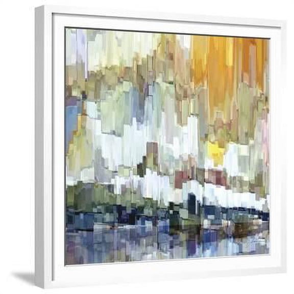 Glacier Bay II, Abstract Scenic Framed Art Print Wall Art by James Burghardt Sold by Art.Com