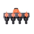 thumbnail image 2 of Outdoor Garden Four Way Water Diverter with Four Way Diverter Connector, 2 of 7