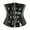 Black, variant on ,Women's Shapewear Corset Waist Trainer Belt Bodysuit with Zipper and Hook Closure Girdle Red L