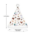 thumbnail image 3 of KLL Christmas Hats for Adults Plush Farm Birds Goose Print Santa Hat Xmas Fluffy Santa Claus Hat for Women Men, 3 of 6
