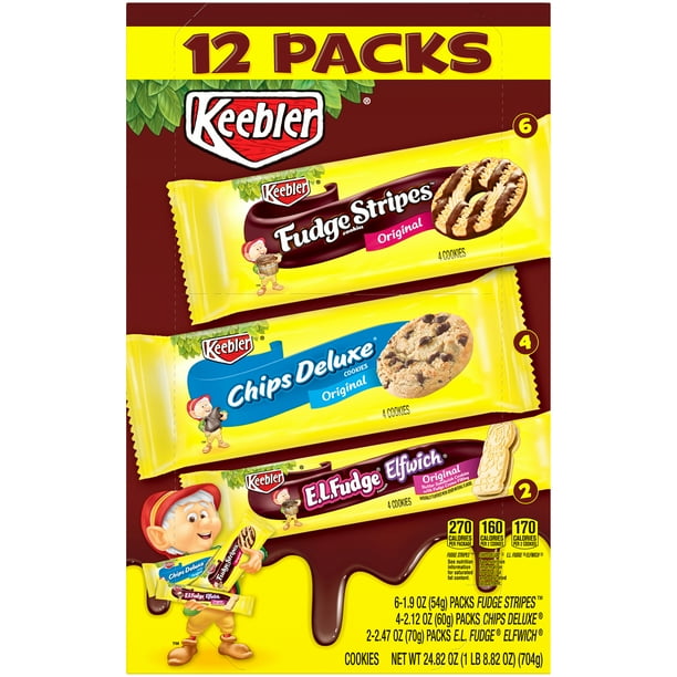 Keebler Cookies Fudge Stripe Original, E.L. Fudge Elfwich Original