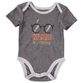 thumbnail image 2 of Harry Potter Baby Boys’ Short Sleeve Bodysuit Multipack Gift For Baby Girl or Boy Baby Clothes (Burgandy/Grey/White, 3-6 Months), 2 of 4