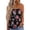 Red, variant on Women's Strapless Tube Top Smocked Non- Y2k Backless Bandeau Tops Summer Sleeveless Floral Printed Going out Tshirts Black L