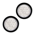 thumbnail image 6 of Astra Depot 2X 4" Round Clear Lens 24-LED White Back Up Reverse Tail Light Wiring Plug Fit 12V DC Truck Trailer RV, 6 of 6