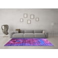 thumbnail image 3 of Ahgly Company Indoor Rectangle Oriental Purple Industrial Area Rugs, 7' x 9', 3 of 4