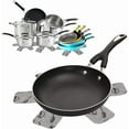 thumbnail image 3 of Pot and Pan Protector 9pcs, Non-Slip Pot Protectors Separators and Protect Surfaces of Cookware Pan and Pot, Gray, 3 Sizes, 3 of 7