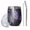 Halloween Purple Spooky, variant on 12oz Stemless Wine Tumblers Halloween Purple Spider Web Pattern Vacuum Insulated Stainless Steel Travel Tumbler Cups Mug with Lid and Straw for Champaign,Cocktail,Beer with Cleaning Brush