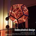 thumbnail image 3 of Dodecaedron Night Light, Dodecaedron Color de Dodecaedrán de Luz USB de Alimentación USB Color Ajustable Para La Sala de Estar Para Bar, 3 of 7