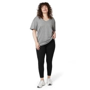 No Nonsense Women's Cotton Legging, Black, Medium