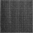 thumbnail image 1 of Ahgly Company Indoor Square Abstract Gray Modern Area Rugs, 6' Square, 1 of 4