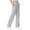 Grey, variant on Otqutp Baggy Sweatpants for Girls Wide Leg School Pants Trendy Elastic High Waist Drawstring Straight Leg Athletic Joggers