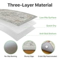 thumbnail image 4 of DEORAB Outdoor Rugs 5'X8' Chenille Patio Rug Three-Layer Material Imitation Silicone Spot Molding Camping Outside Rv Mat,Light Grey Brown, 4 of 8