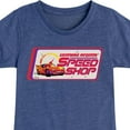 thumbnail image 3 of Disney Cars - Lightning McQueen's Speed Shop - Toddler & Youth Girls Short Sleeve Graphic T-Shirt, 3 of 5