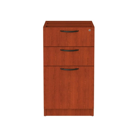 Alera 3 Drawers Vertical Lockable Filing Cabinet, Medium Cherry