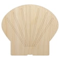 thumbnail image 1 of Clam Shell Wood Shape Unfinished Piece Cutout Craft DIY Projects - 6.25 Inch Size - 1/8 Inch Thick, 1 of 7