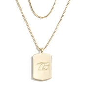 WEAR by Erin Andrews x Baublebar Baltimore Ravens Gold Dog Tag Necklace