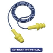 E?A?R UltraFit Earplugs, Corded, Premolded, Yellow, 100 Pairs, Sold as 1 Box, 100 Pair per Box